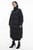 Женская черная куртка SEAMLESS LOFTY MAXI COAT