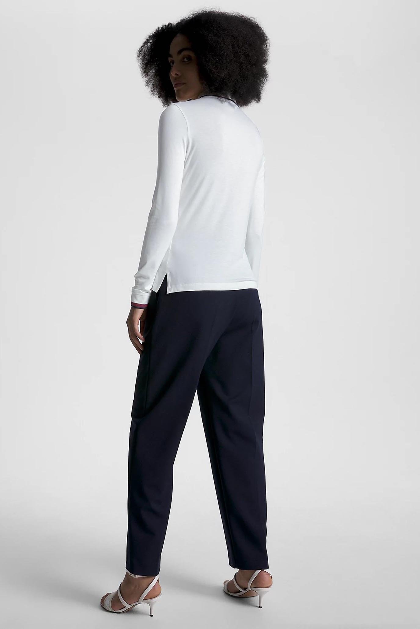 Поло с длинным рукавом SLIM SPLIT GLOBAL STR POLO LS 3