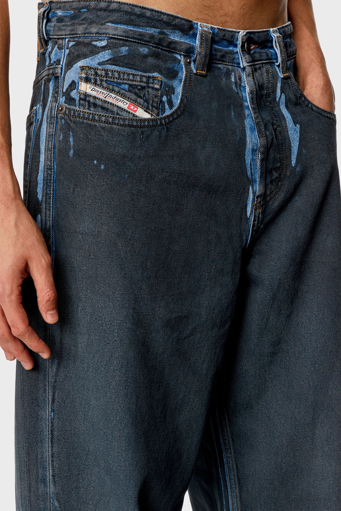 Мужские темно-синие джинсы 2001 D-MACRO-S 4
