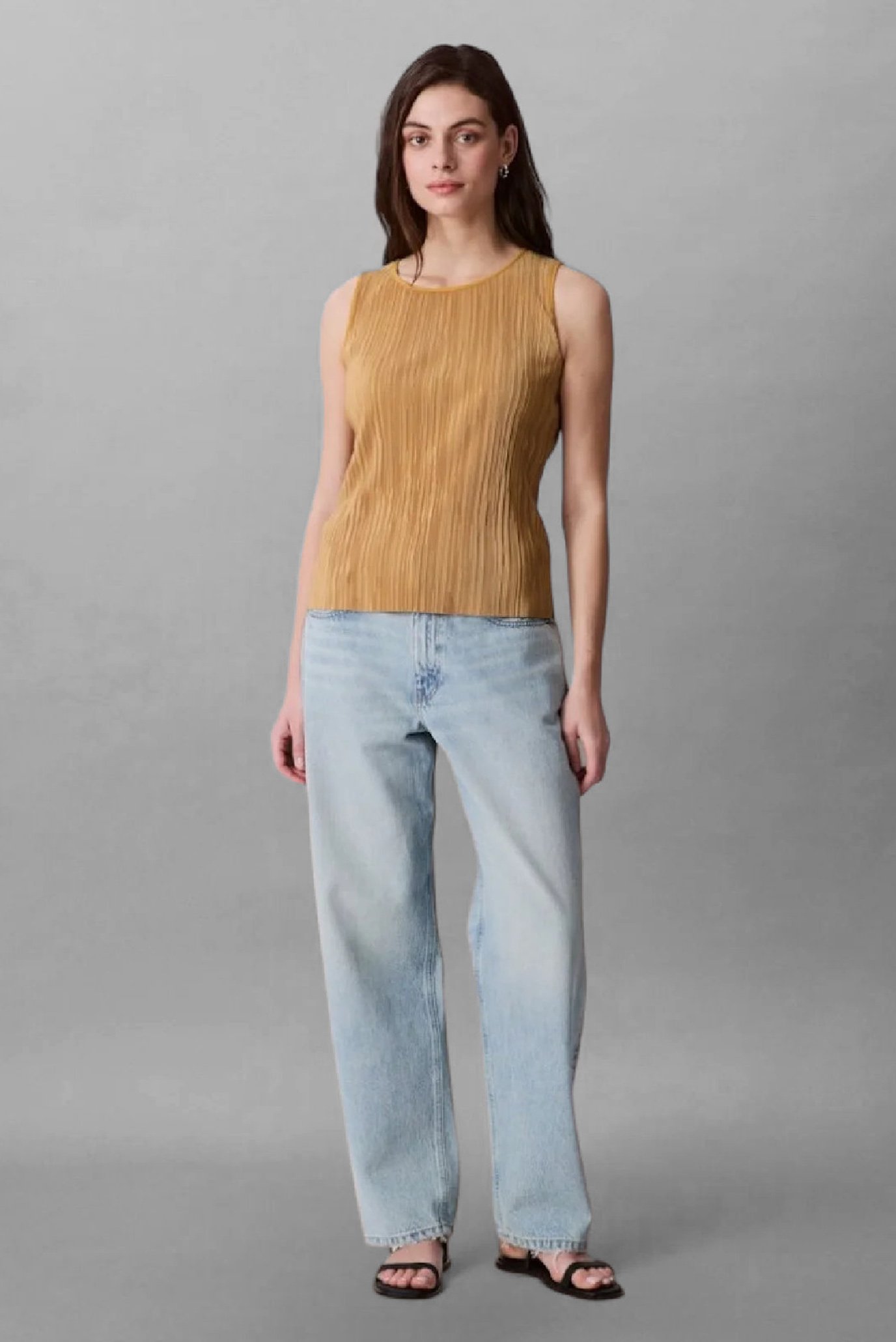 Топ Plisse SL TankCalvin Klein Топ Plisse SL Tank 2