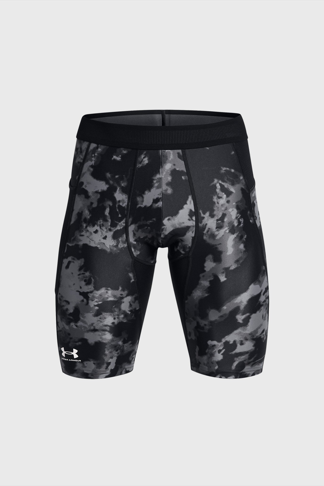 Мужские черные камуфляжные велосипедки UA HG IsoChill Prtd Lg Sts 5