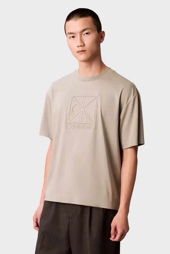 Футболка SS RLXD PREMIUM INTERLOCK EMBLEM Calvin Klein