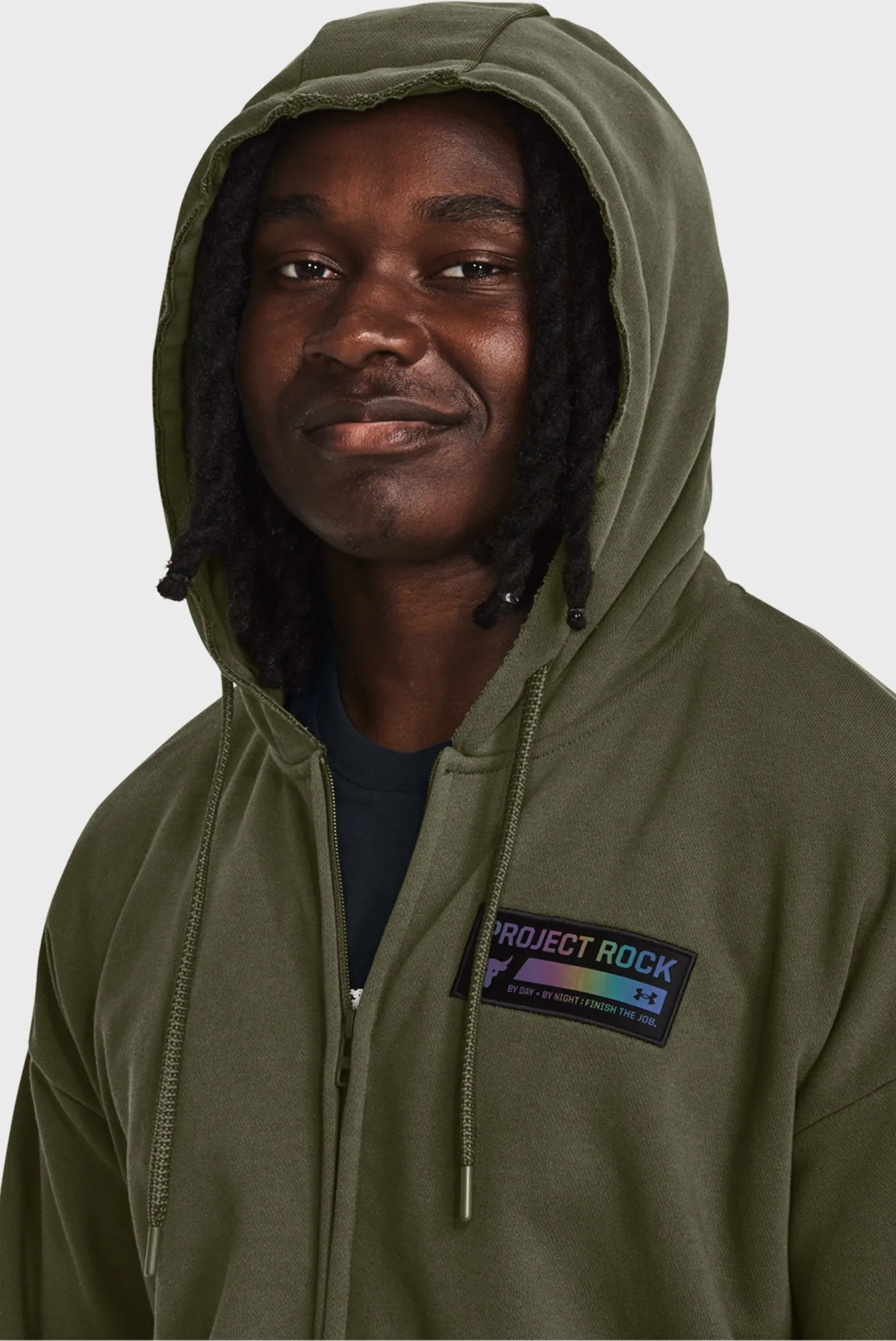 umbro×fekete gathered hoodie vest カーキ fekete×umbro gathered hoodie vest - メルカリ