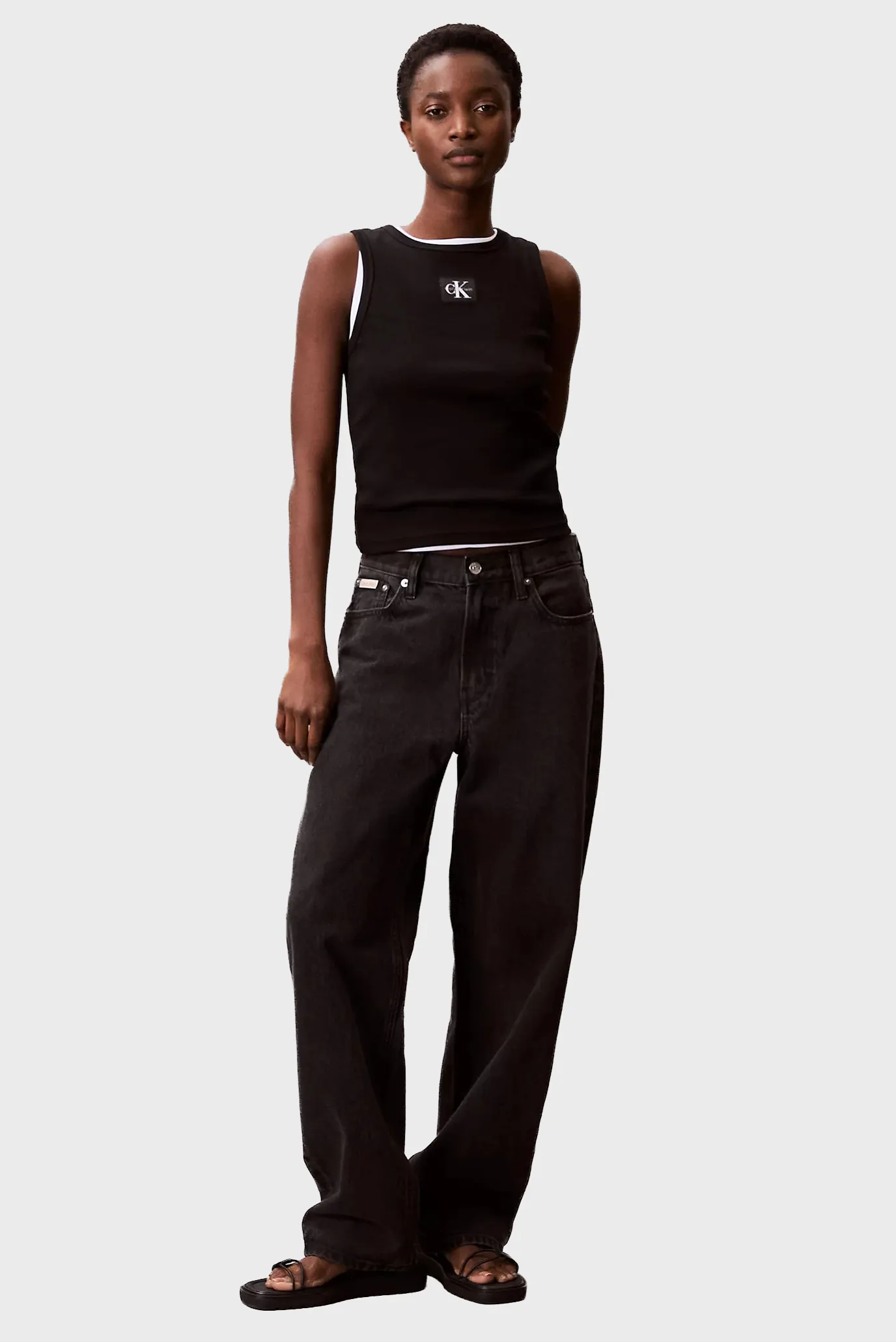 Майка WOVEN LABEL 2X2 BABY RIB TANK 2