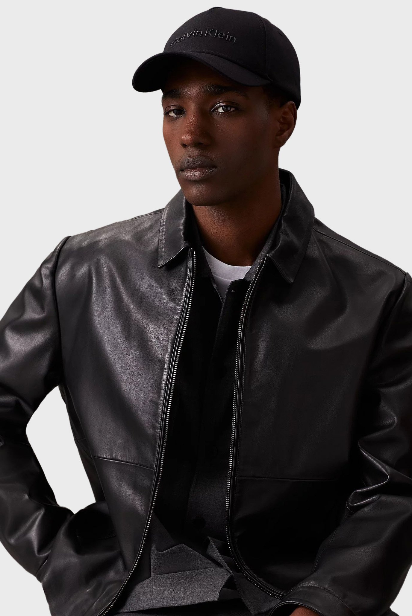 Мужская черная кепка CK MUST BB CAP 2