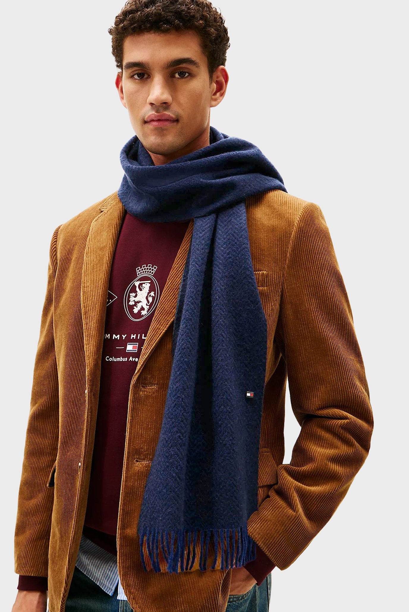 Шарф TH RWB HERRINGBONE SCARF 2