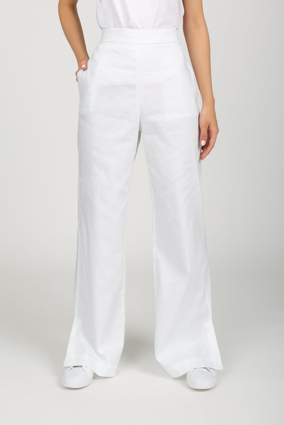 Штаны LINEN WIDE LEG PANT