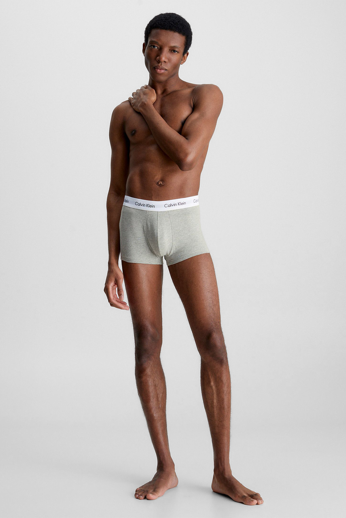 Мужские серые боксеры (3 шт) 7