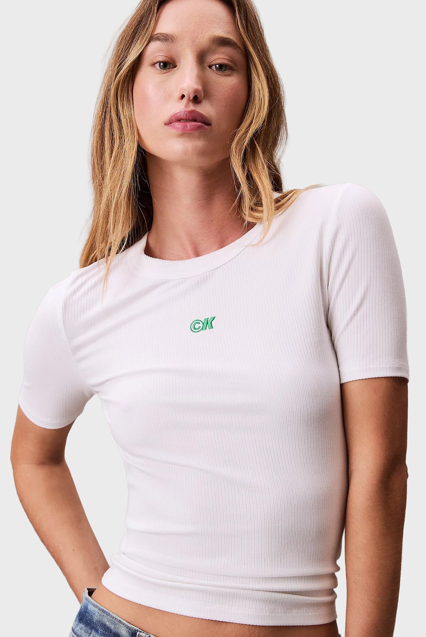 Футболка/A- Modal Rib Tee (essential) 4