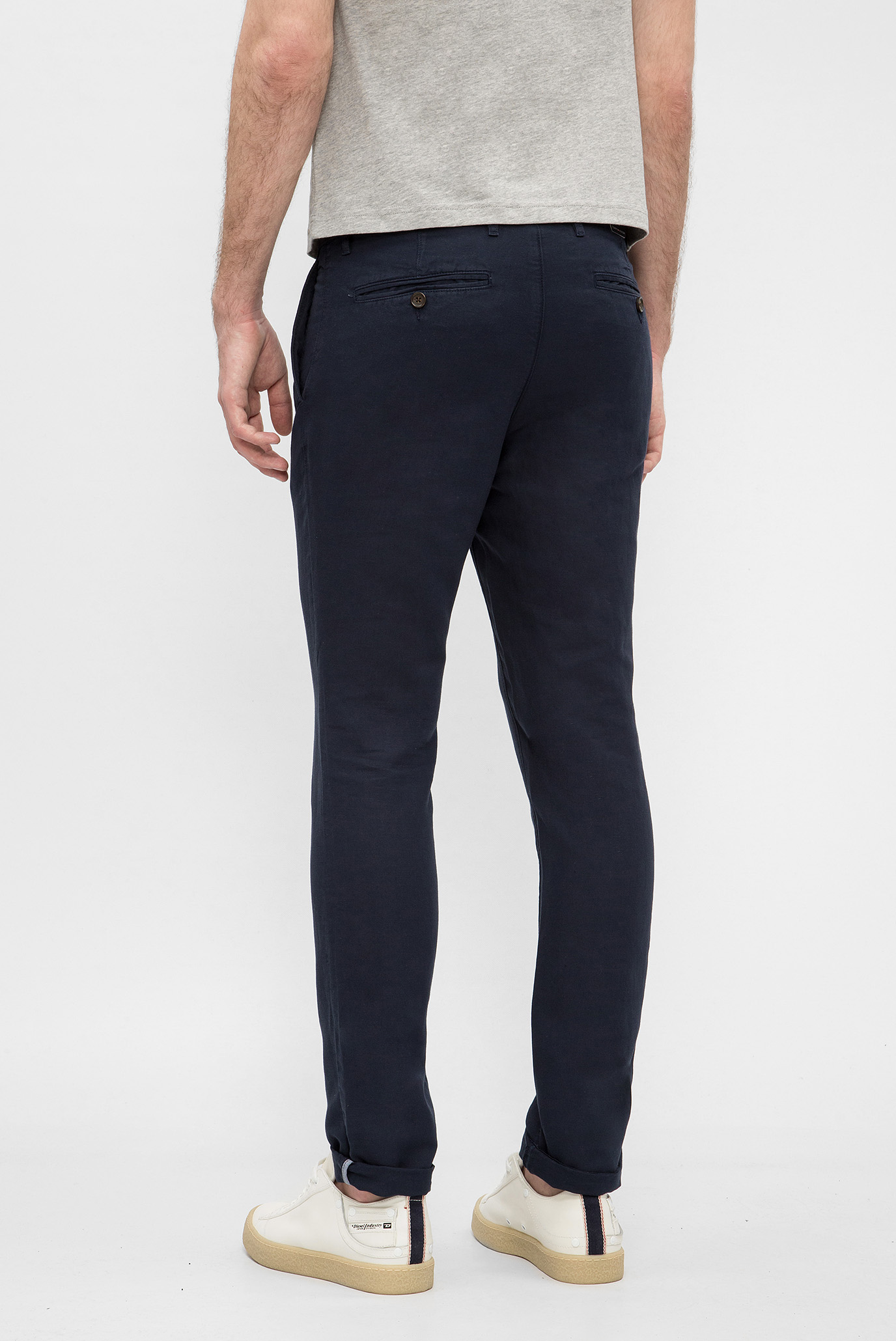 Мужские темно-синие чиносы DENTON CHINO 8