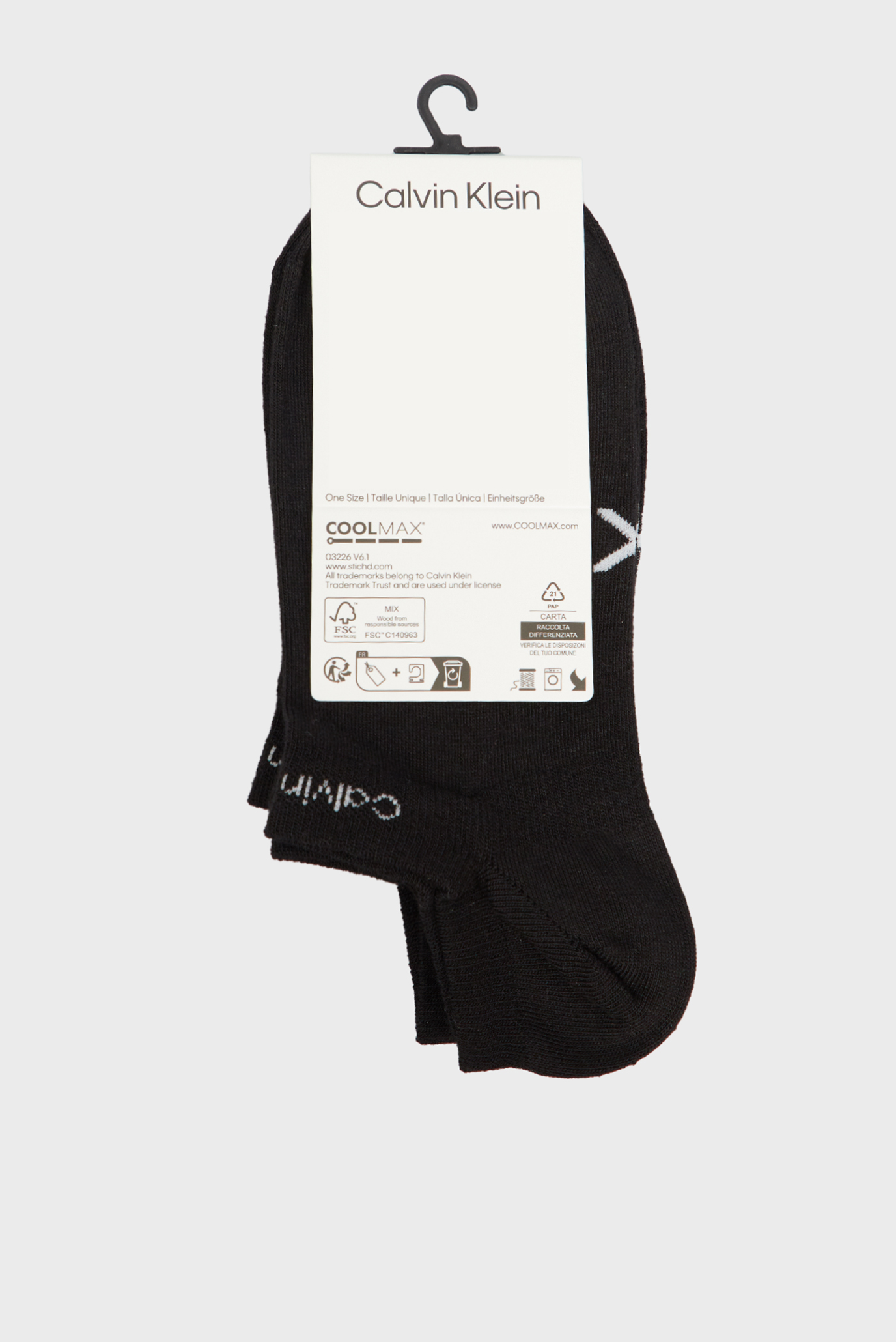 Носки CK WOMEN SNEAKER 2P GRIPPER 3