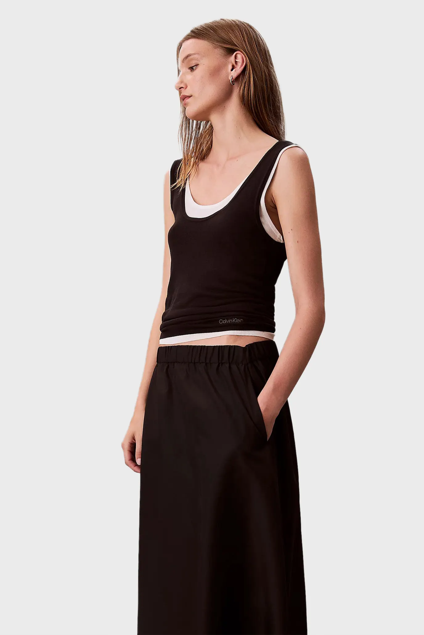 Юбка NYLON PULL ON MIDI SKIRT 6