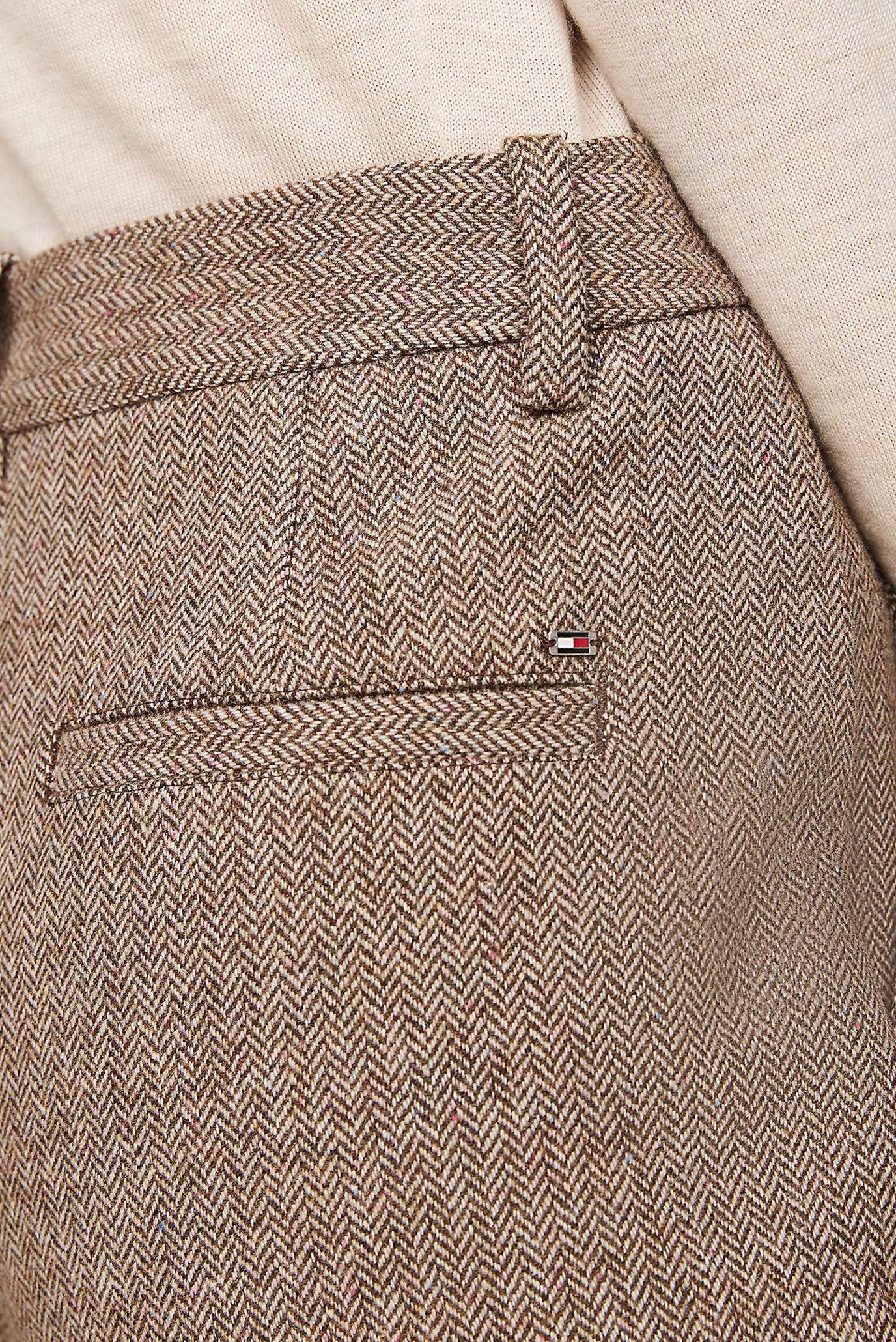 Брюки HERRINGBONE SLIM STR LONG PANT 4