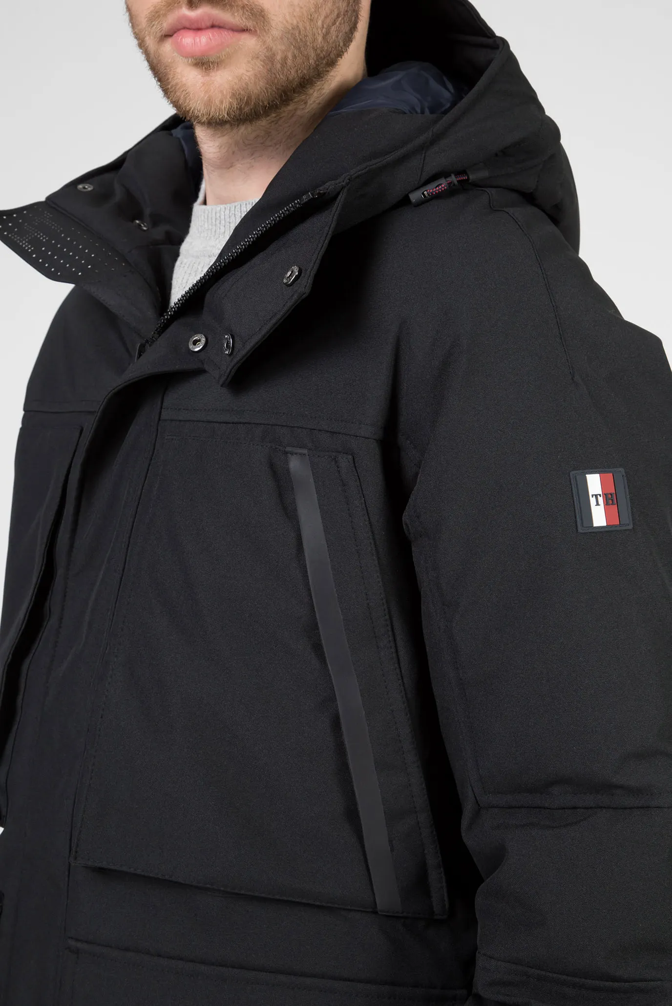 Мужская черная парка HEAVY CANVAS 9