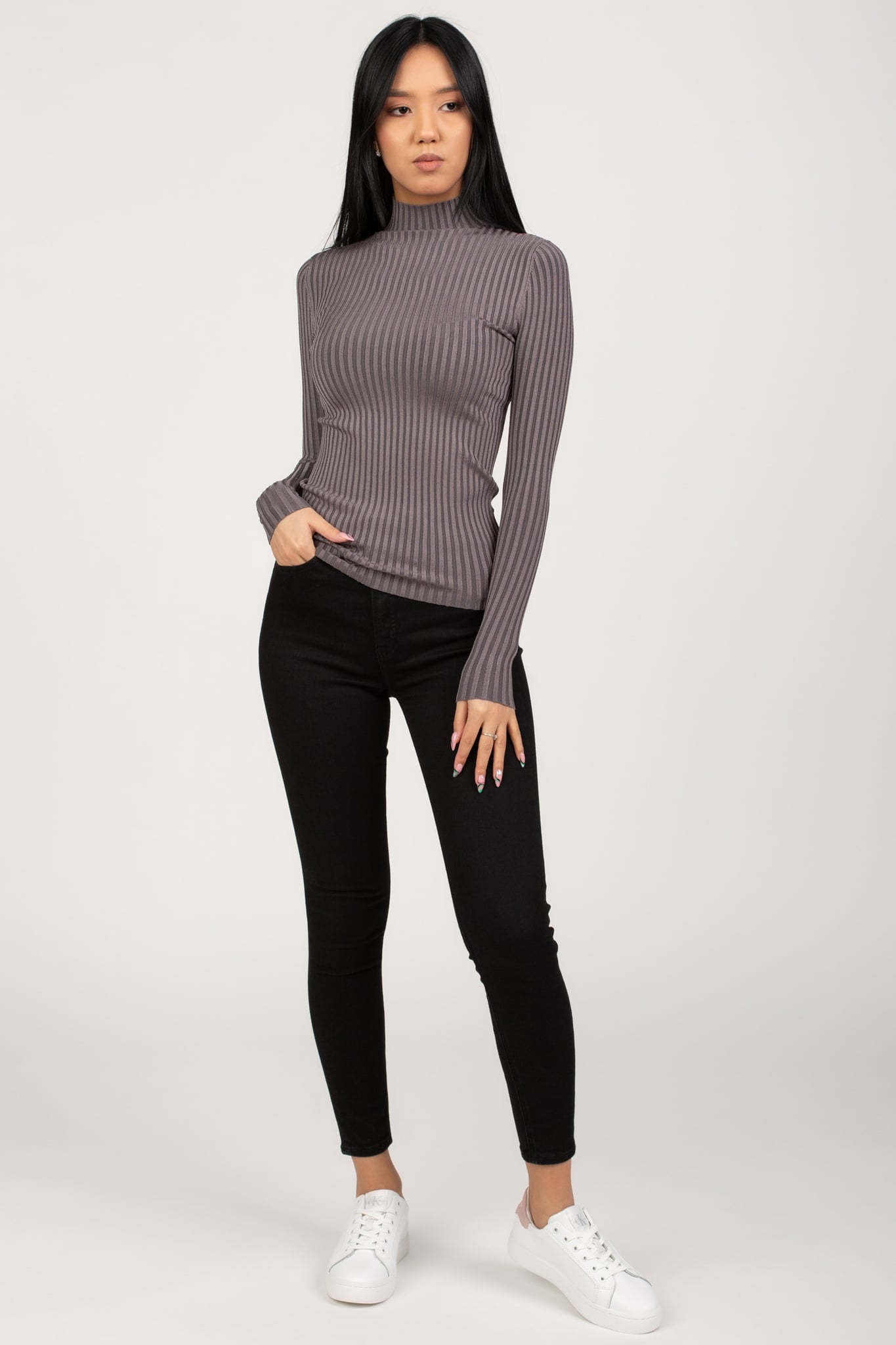 Свитер BACK LOGO SHINY SWEATER 5