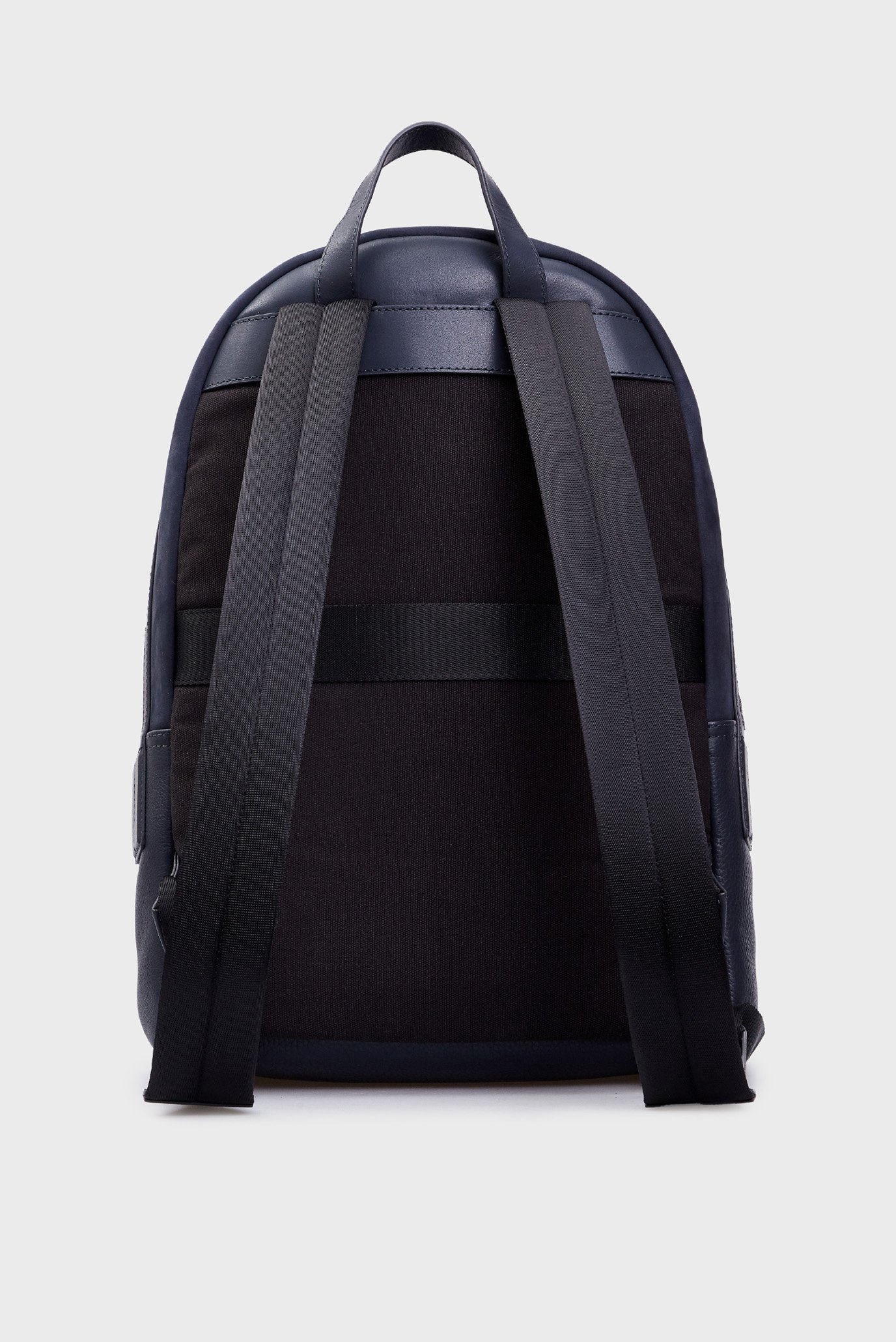 Мужской темно-синий кожаный рюкзак TH CASUAL LEATHER BACKPAC 4