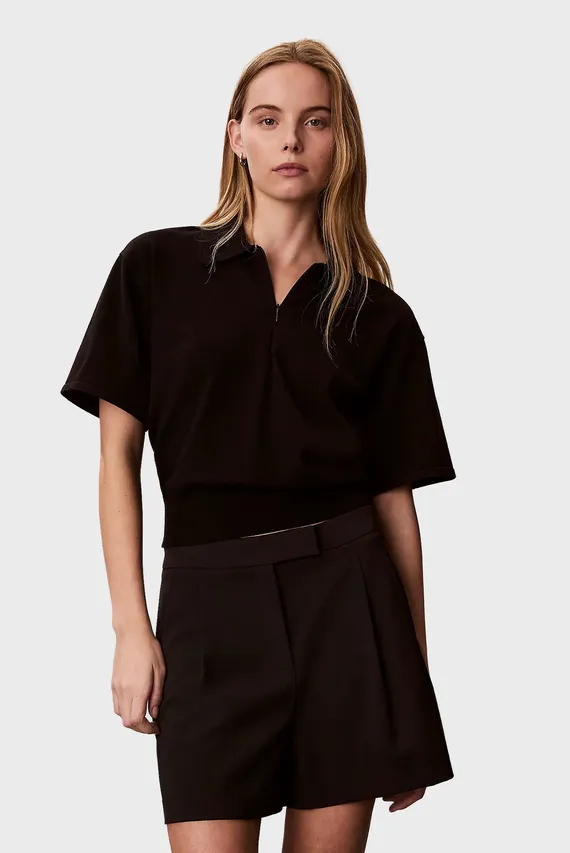 Поло TECH KNIT QZ SS POLO Calvin Klein