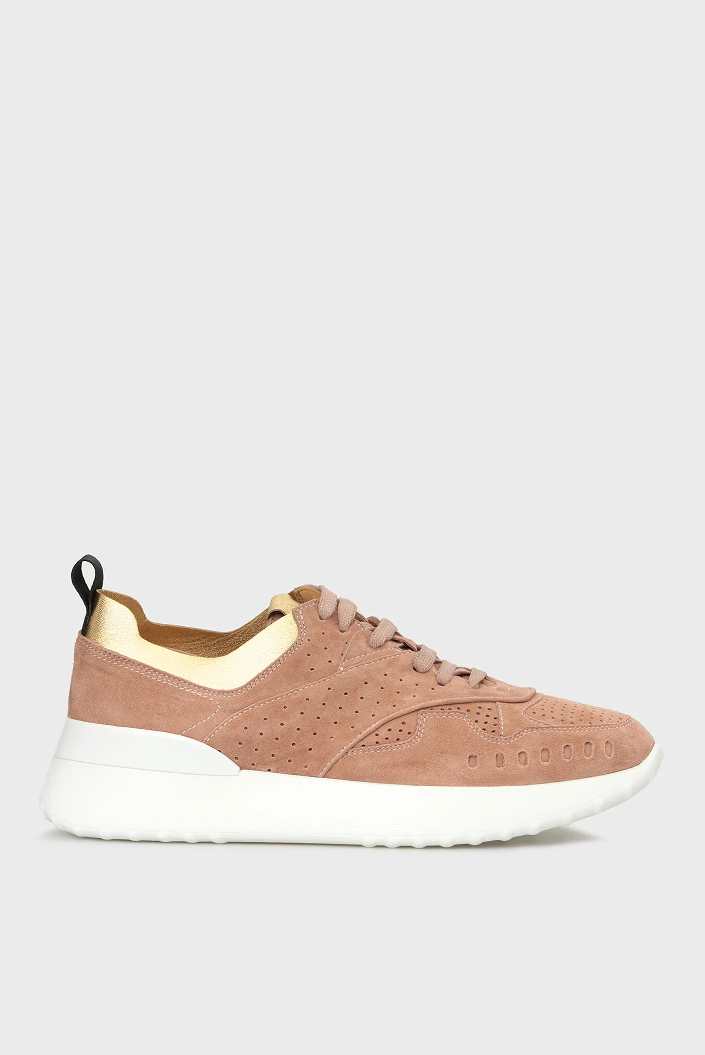 Женские бежевые замшевые кроссовки Garcia 6