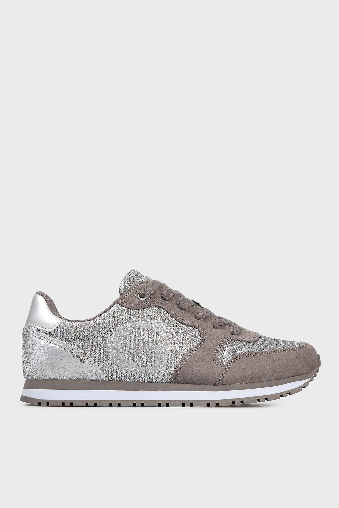 Женские серебристые кроссовки 6