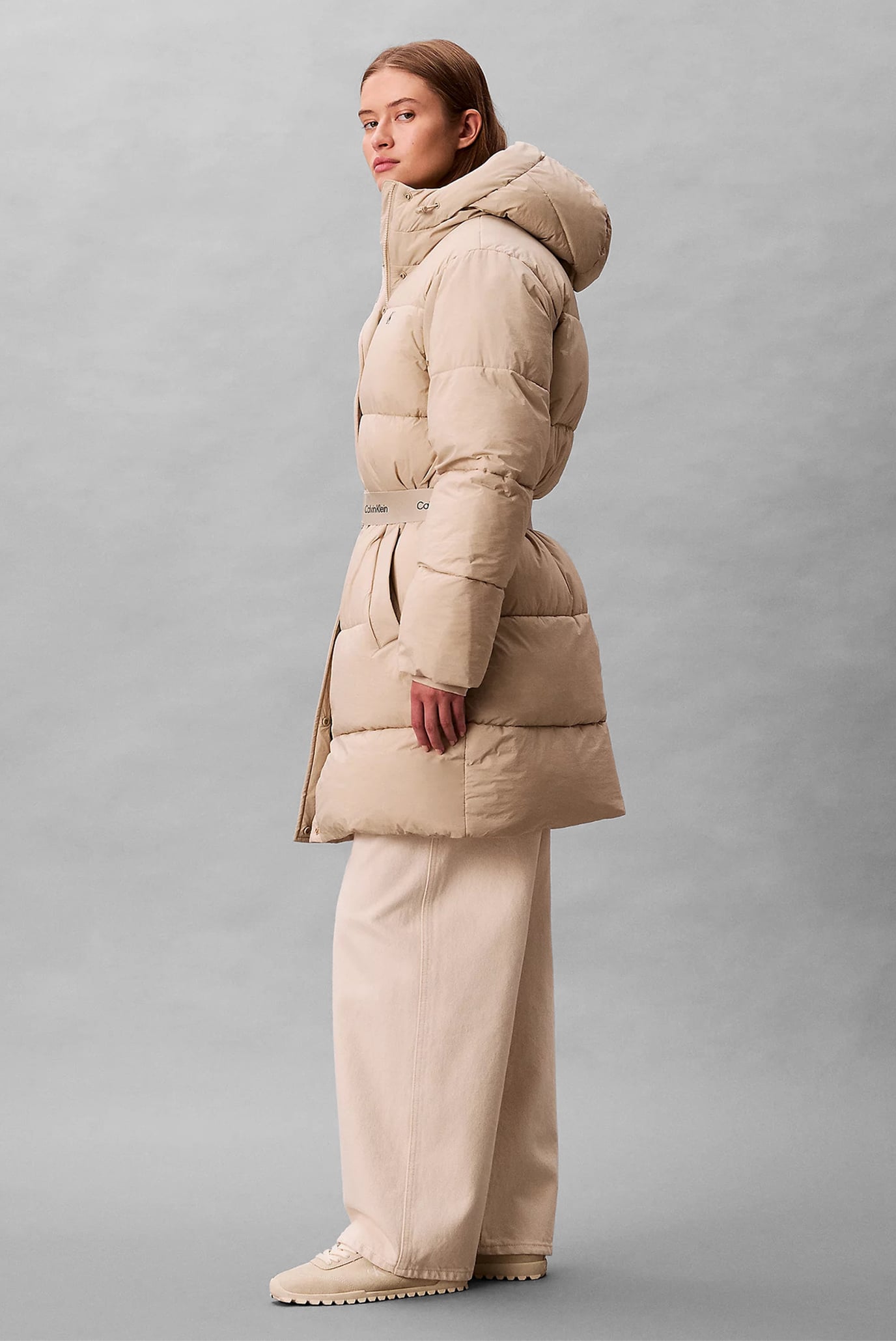 Куртка зимняя BELTED MIDWEIGHT LONG PUFFER 3