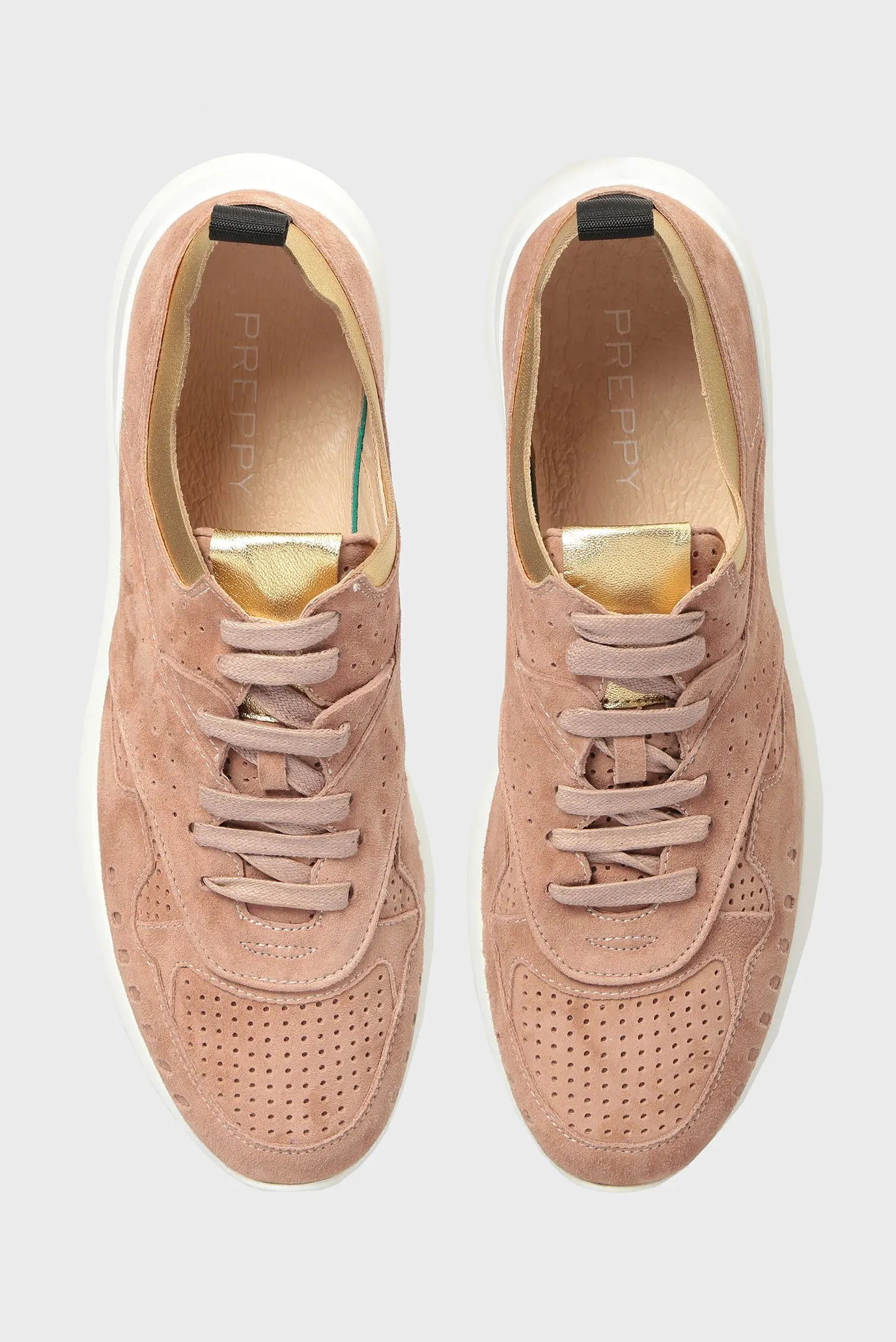 Женские бежевые замшевые кроссовки Garcia 3