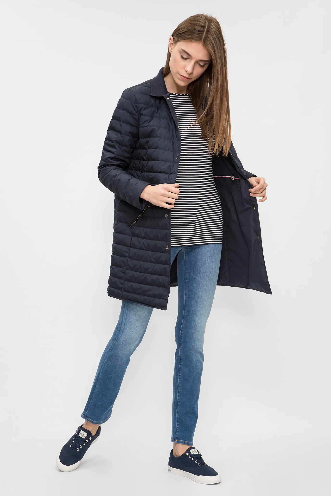 Женские синие джинсы LISBON HW JET 10