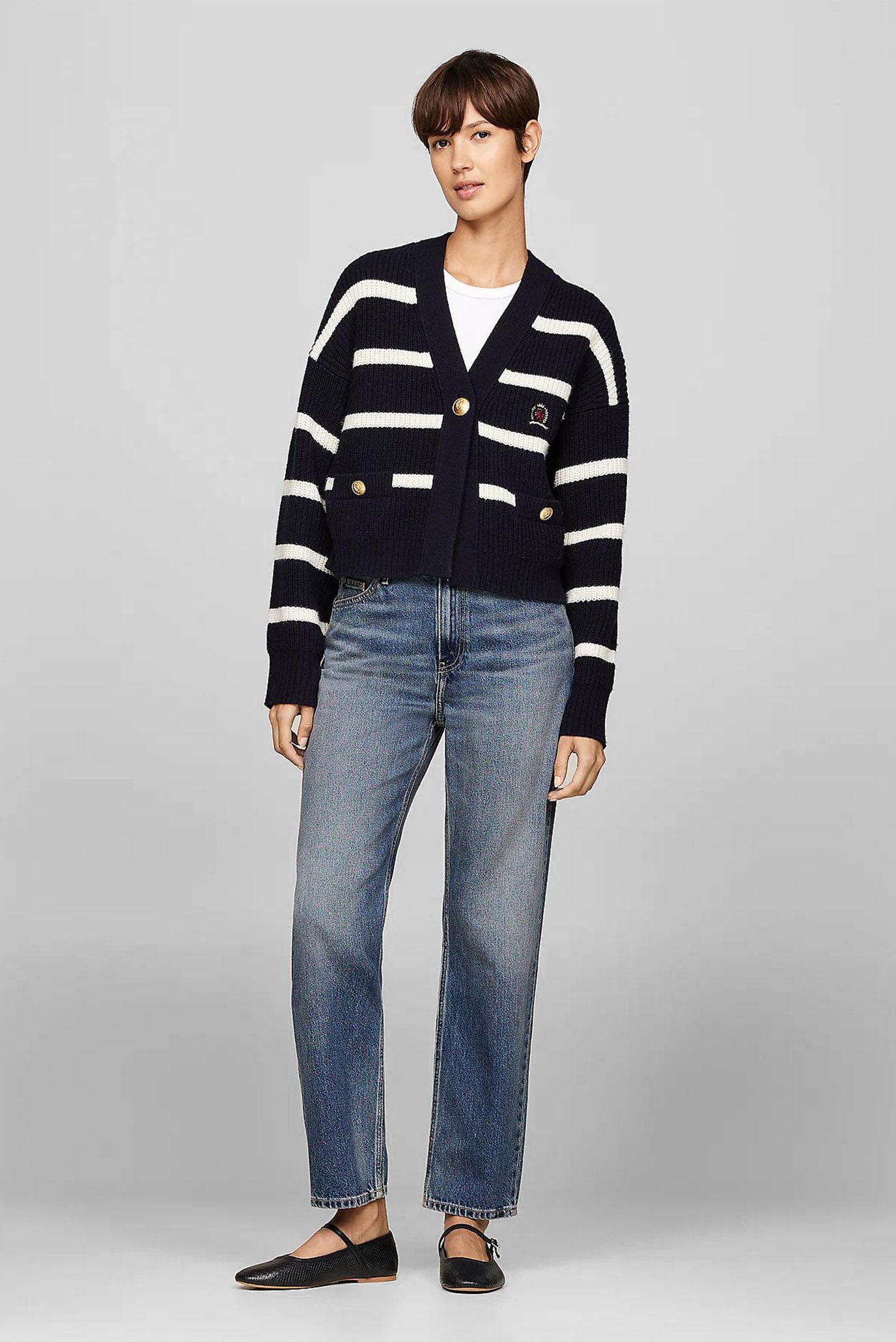 Джинсы CLASSIC STRAIGHT HW A PAT 2