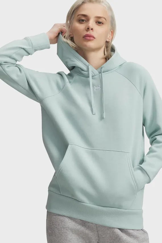 Худи UA Rival Fleece Hoodie-BLU Under Armour