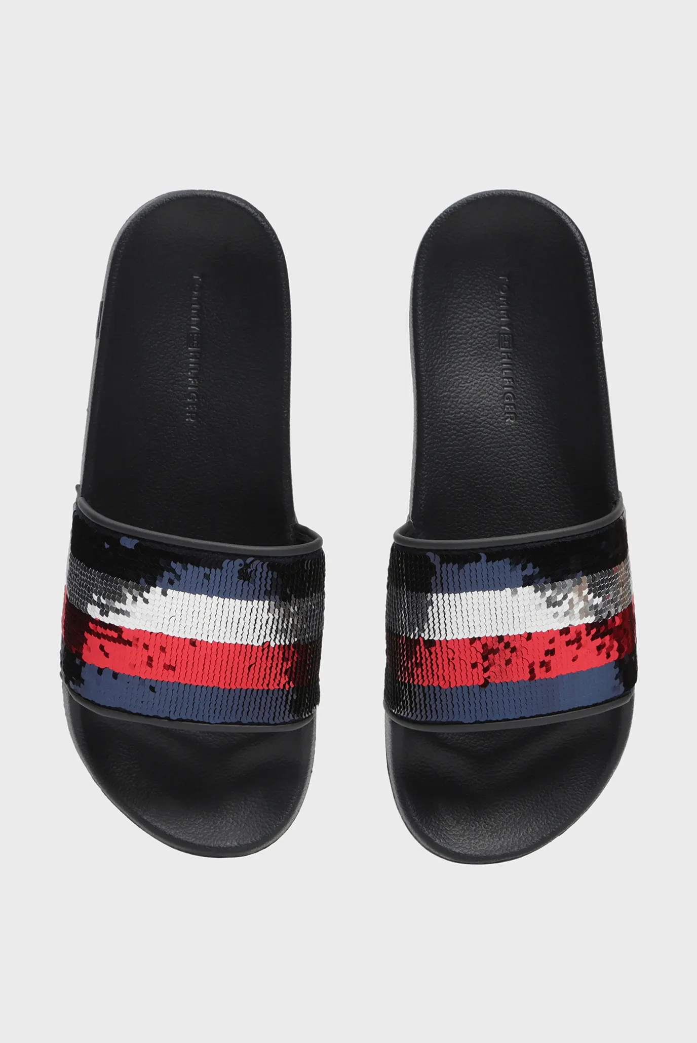 Женские темно-синие слайдеры TOMMY SEQUINS 8