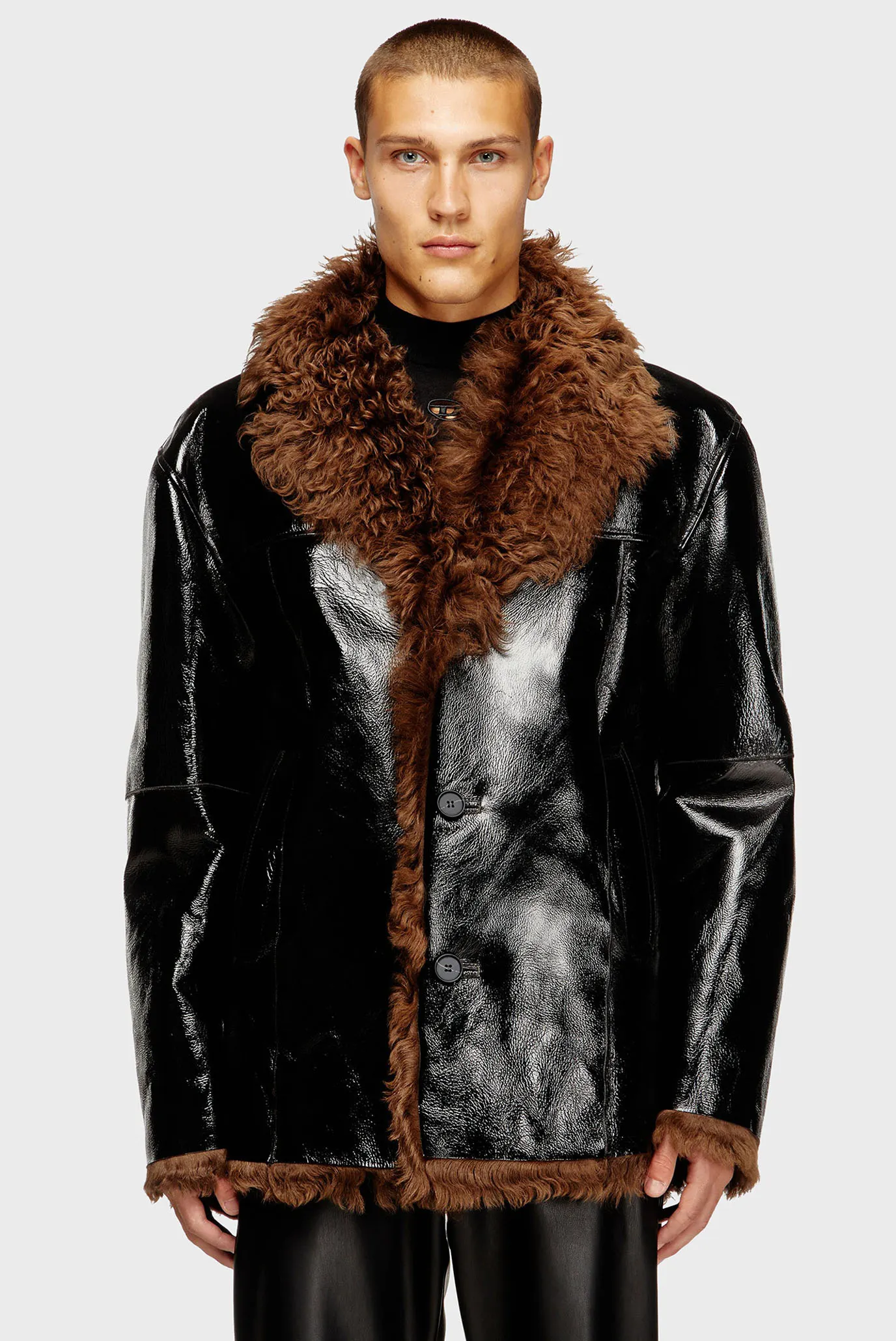 Куртка кожаная L-HARNETT GIACCA 1