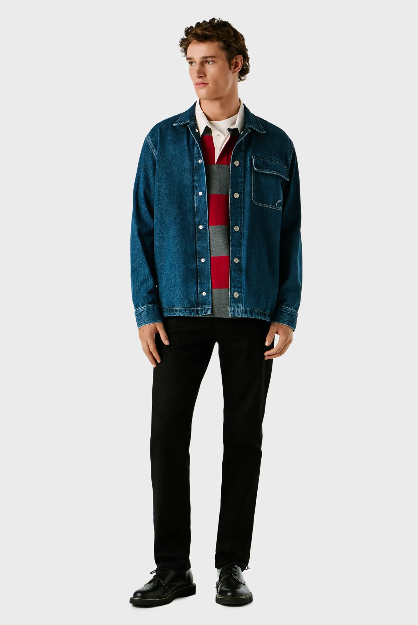 Рубашка OTTO OVERSHIRT PETROL BLUE 2