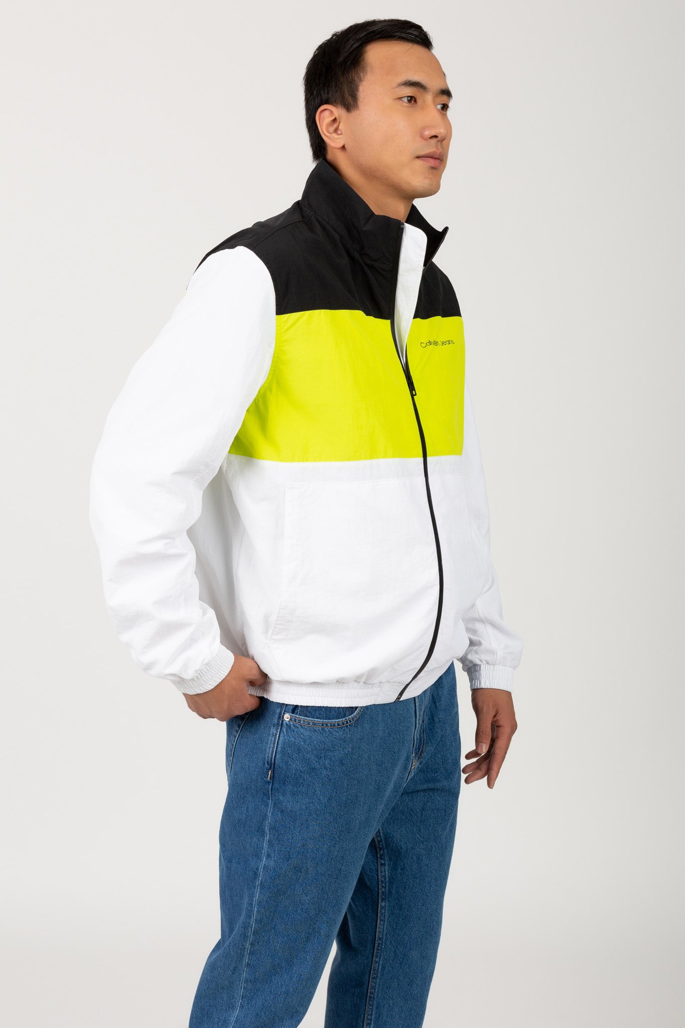 Calvin klein 2024 colorblock jacket