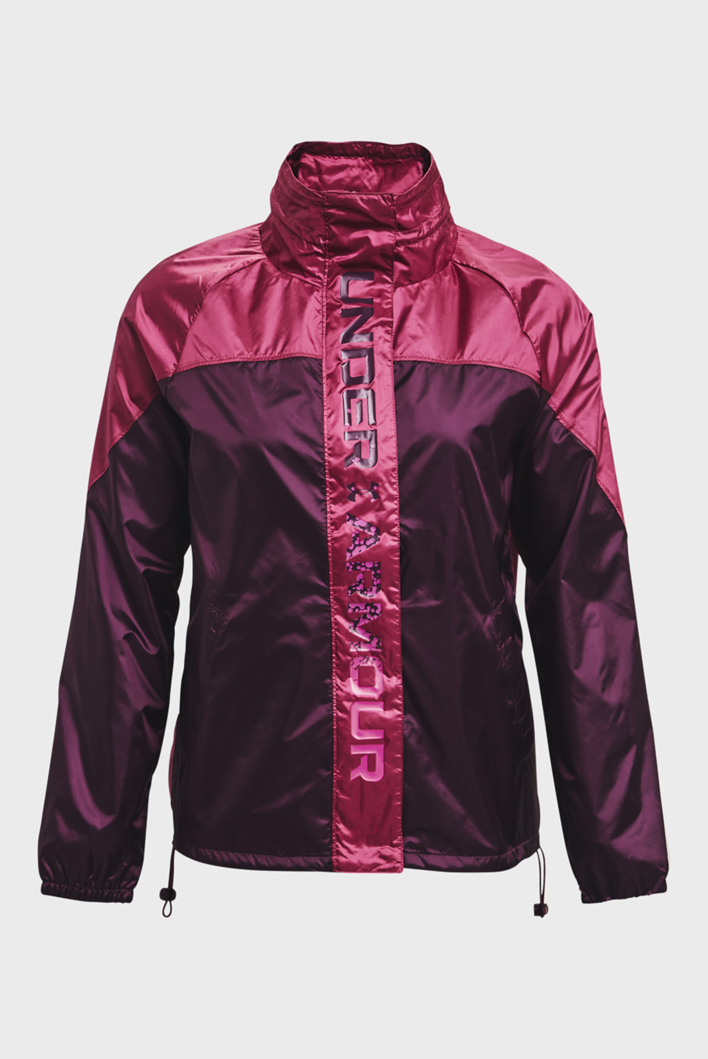 Женская бордовая ветровка Recover Woven Shine FZ Jkt 10