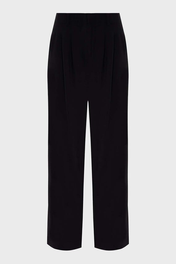 Женские черные брюки VISCOSE RELAXED