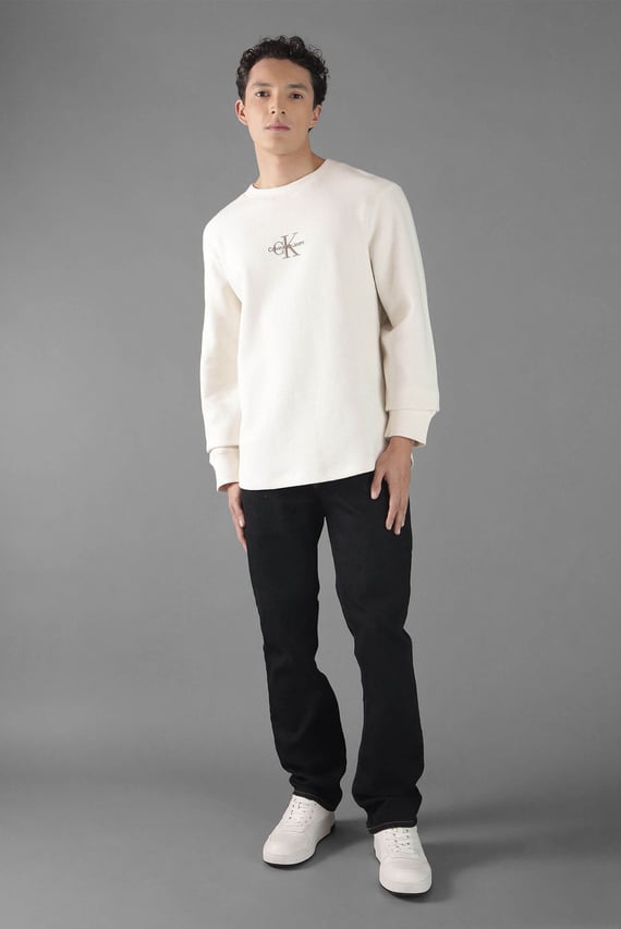 Лонгслив MONOLOGO WAFFLE LS TEE