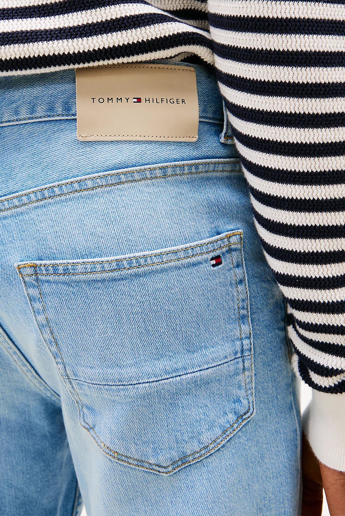 Мужские голубые джинсы HERONTommy Hilfiger Мужские голубые джинсы HERON 5