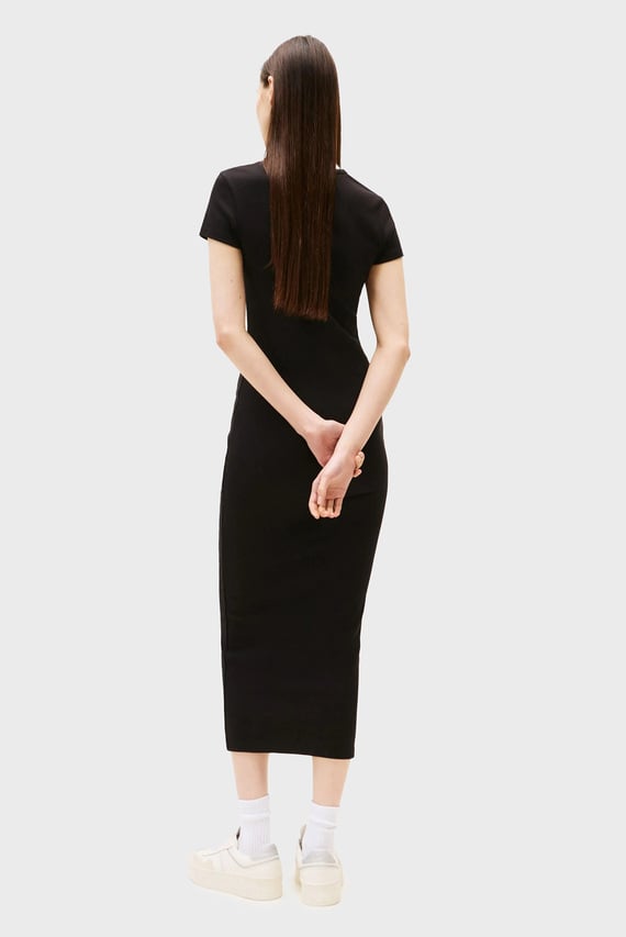 Платье TJW BADGE RIB MIDI DRESS EXT