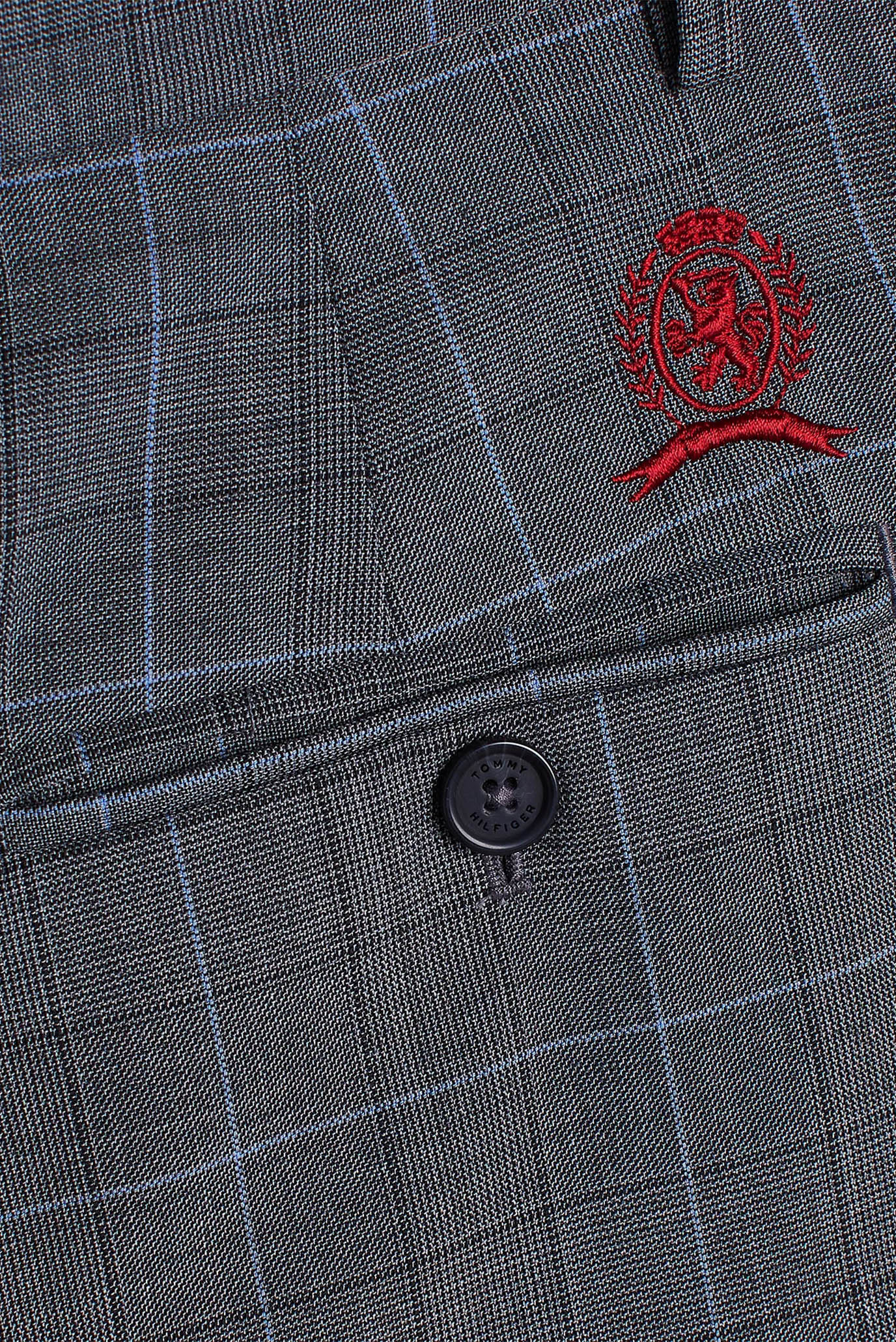 Женские серые шерстяные шорты в клетку THC CC TAILORED SHORTSTommy Hilfiger Женские серые шерстяные шорты в клетку THC CC TAILORED SHORTS 8