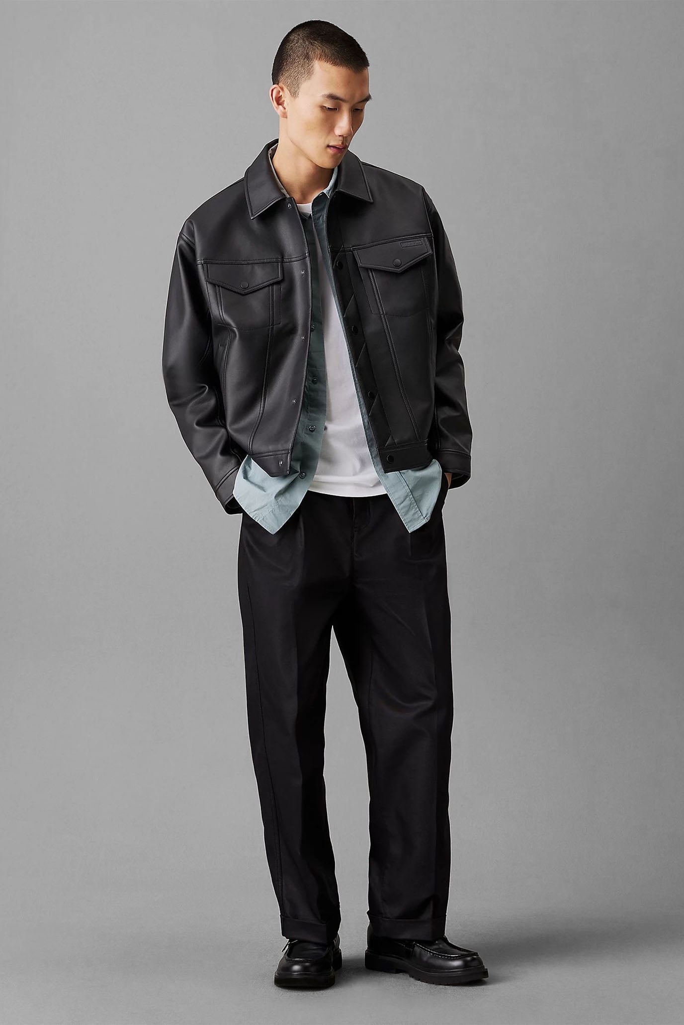 Куртка кожаная FAUX LEATHER JACKET 2