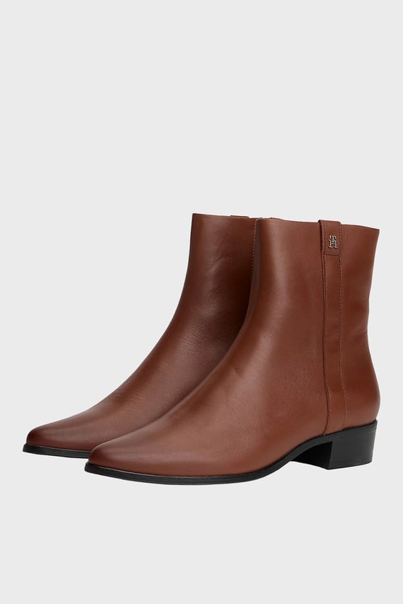 Ботинки TH LEATHER POINTY ZIP BOOTIE