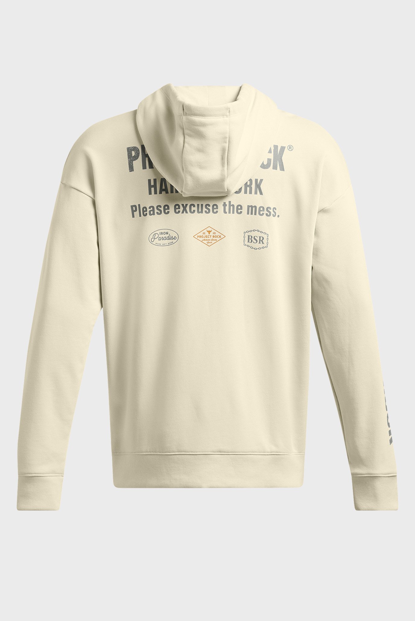Мужское бежевое худи Pjt Rck HWT FZ Tools 4