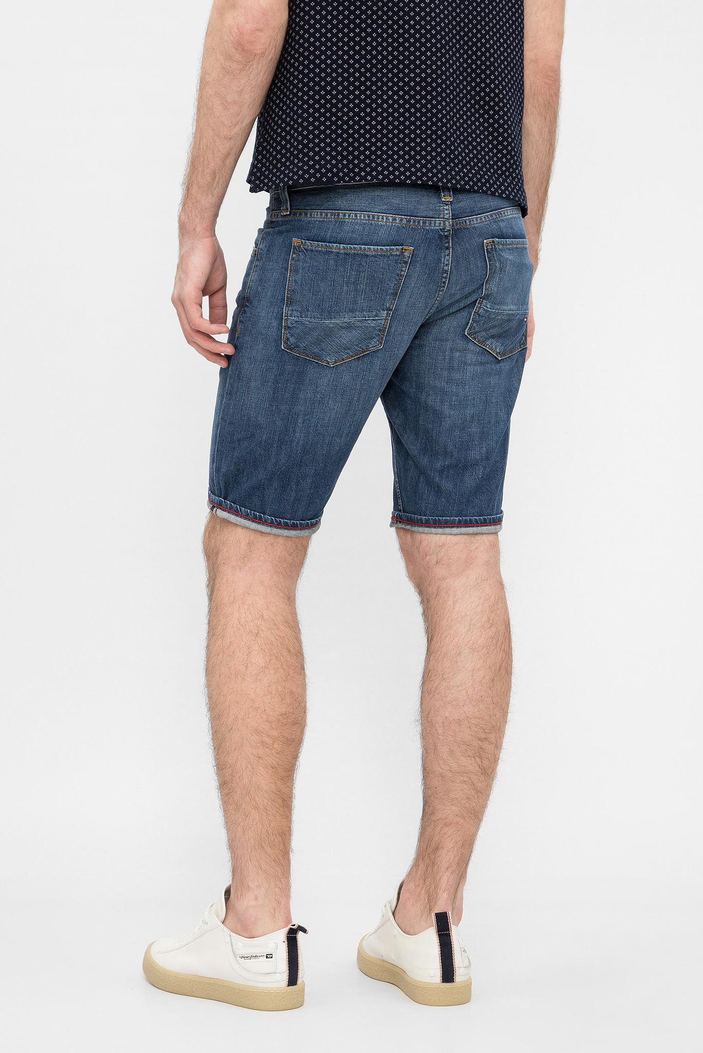 Мужские синие джинсовые шорты Tommy Hilfiger Мужские синие джинсовые шорты 3