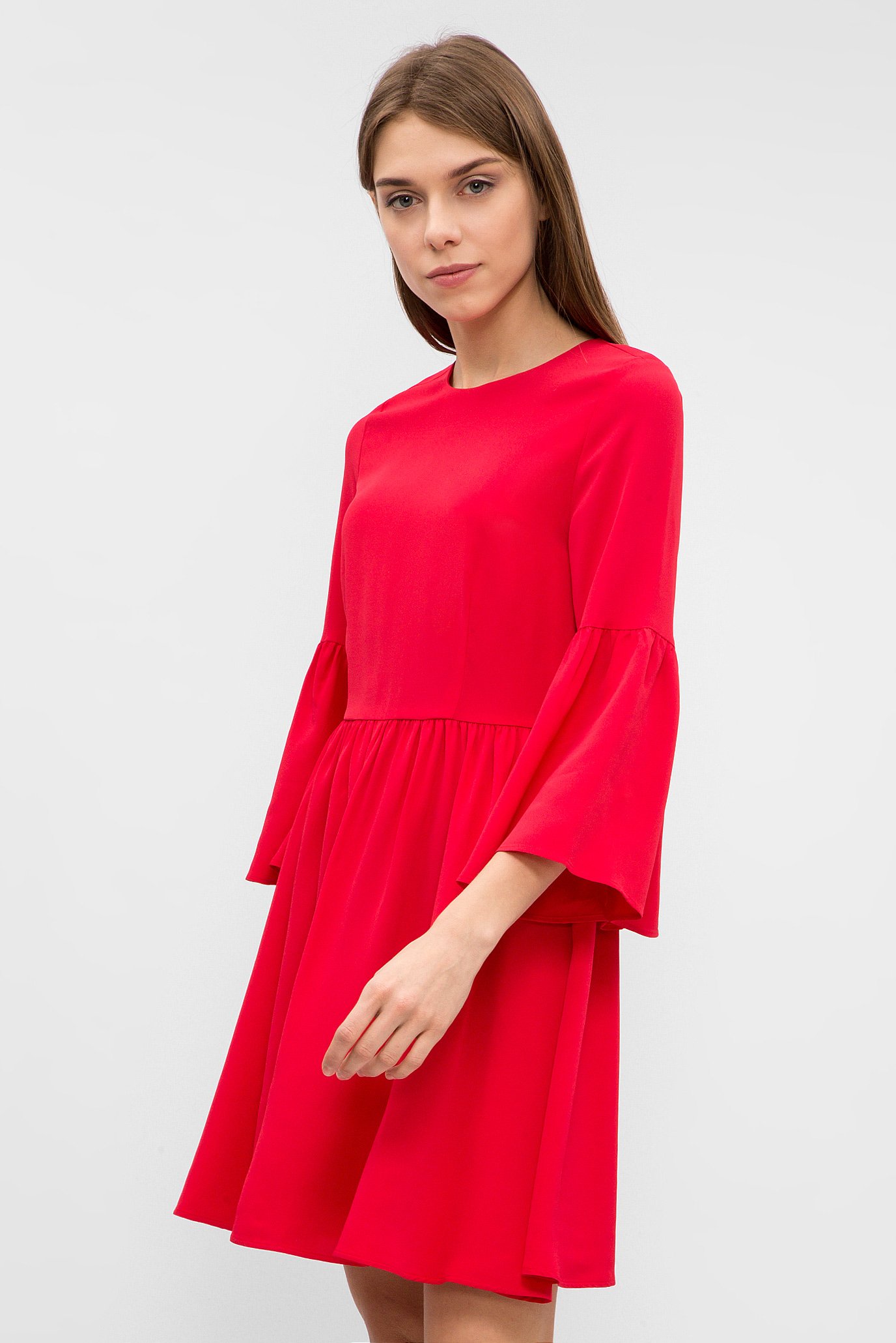 Женское красное платье 7