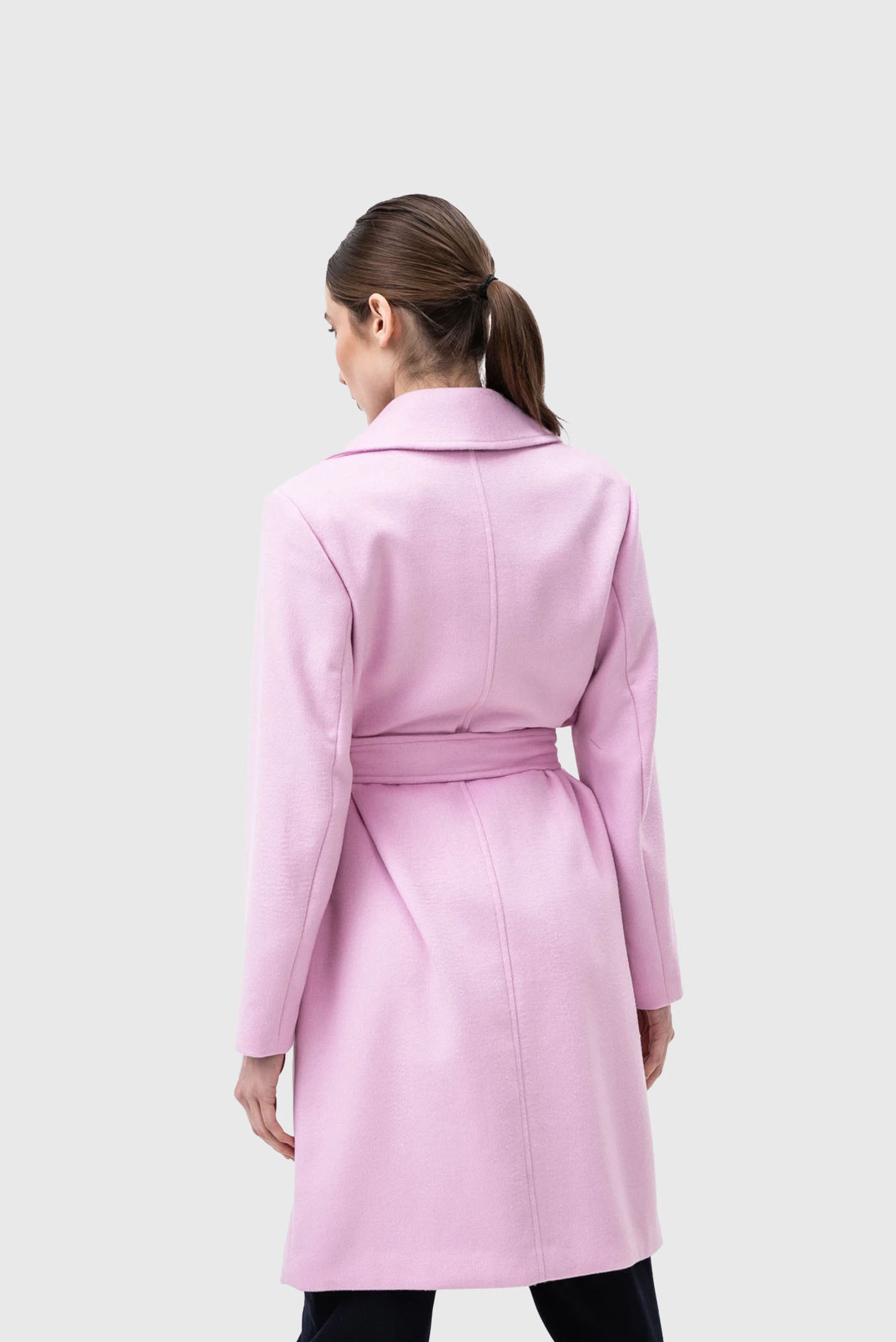 Пальто WOOL BLEND DB BELTED COAT 3
