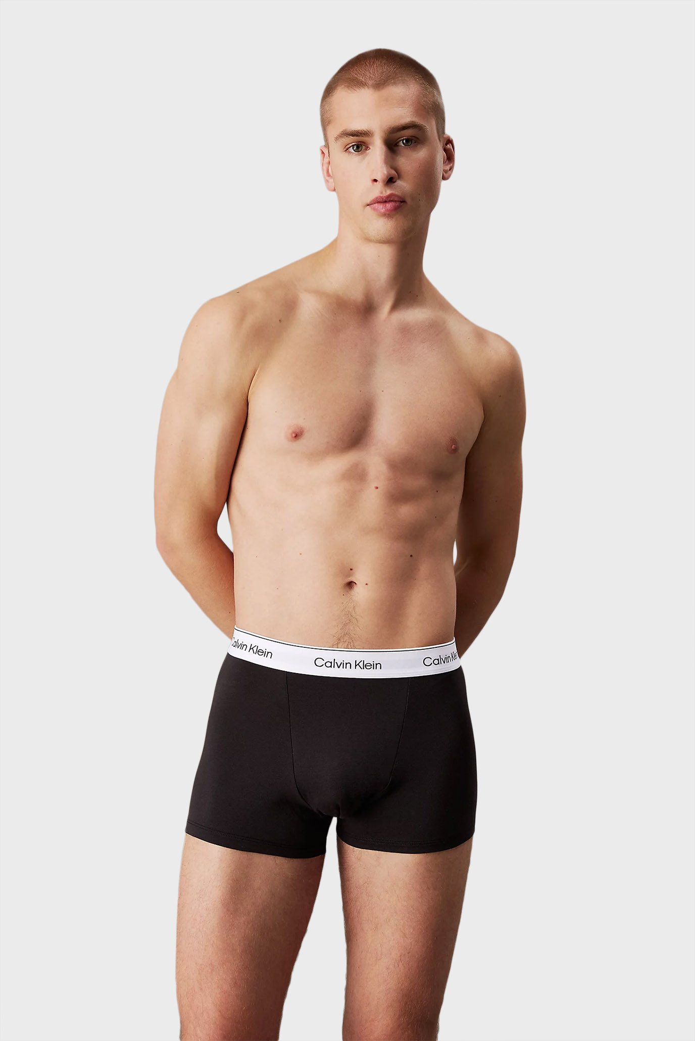 Мужские черные боксеры (3 шт) LOW RISE TRUNK 3PK 2