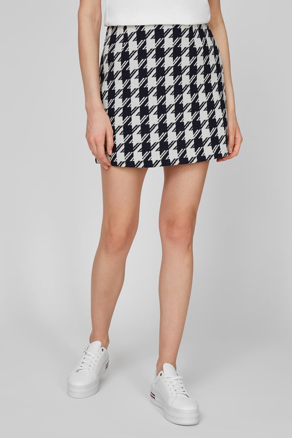 Женская шерстяная юбка с узором BLEND HOUNDST Tommy Hilfiger