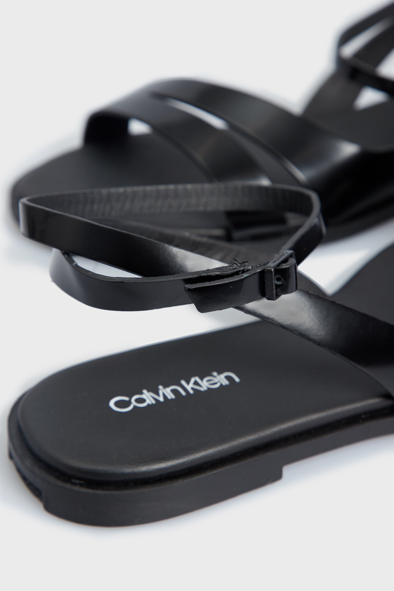 Женские черные кожаные сандалии ALMOND SANDAL 2