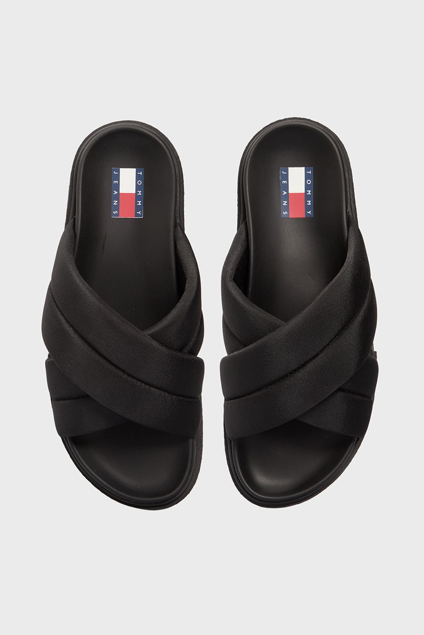 Женские черные слайдеры FLATFORMTommy Jeans Женские черные слайдеры FLATFORM 4