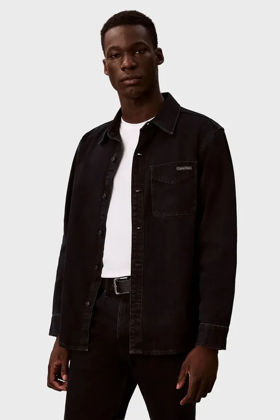 Рубашка/BLUE BLACK STONE 90S OVERSHIRT Calvin Klein Jeans