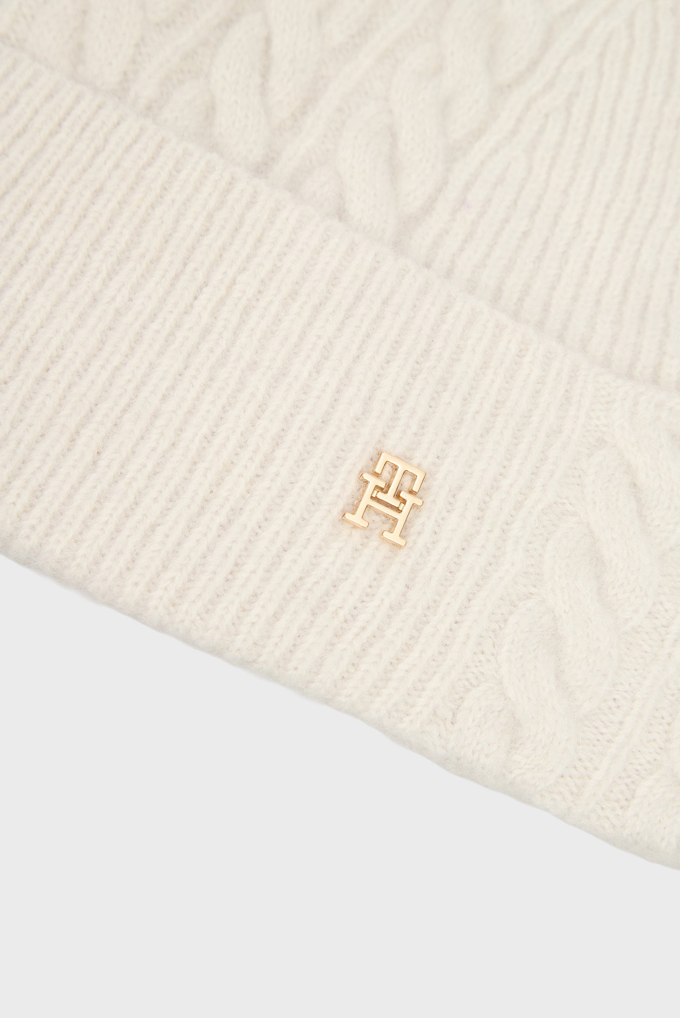 Шапка TH ELEVATED CHIC FLUFFY BEANIE 3